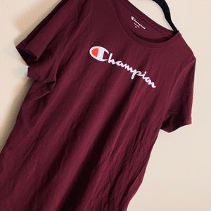 Maroon/ Burgundy Champion T-shirt